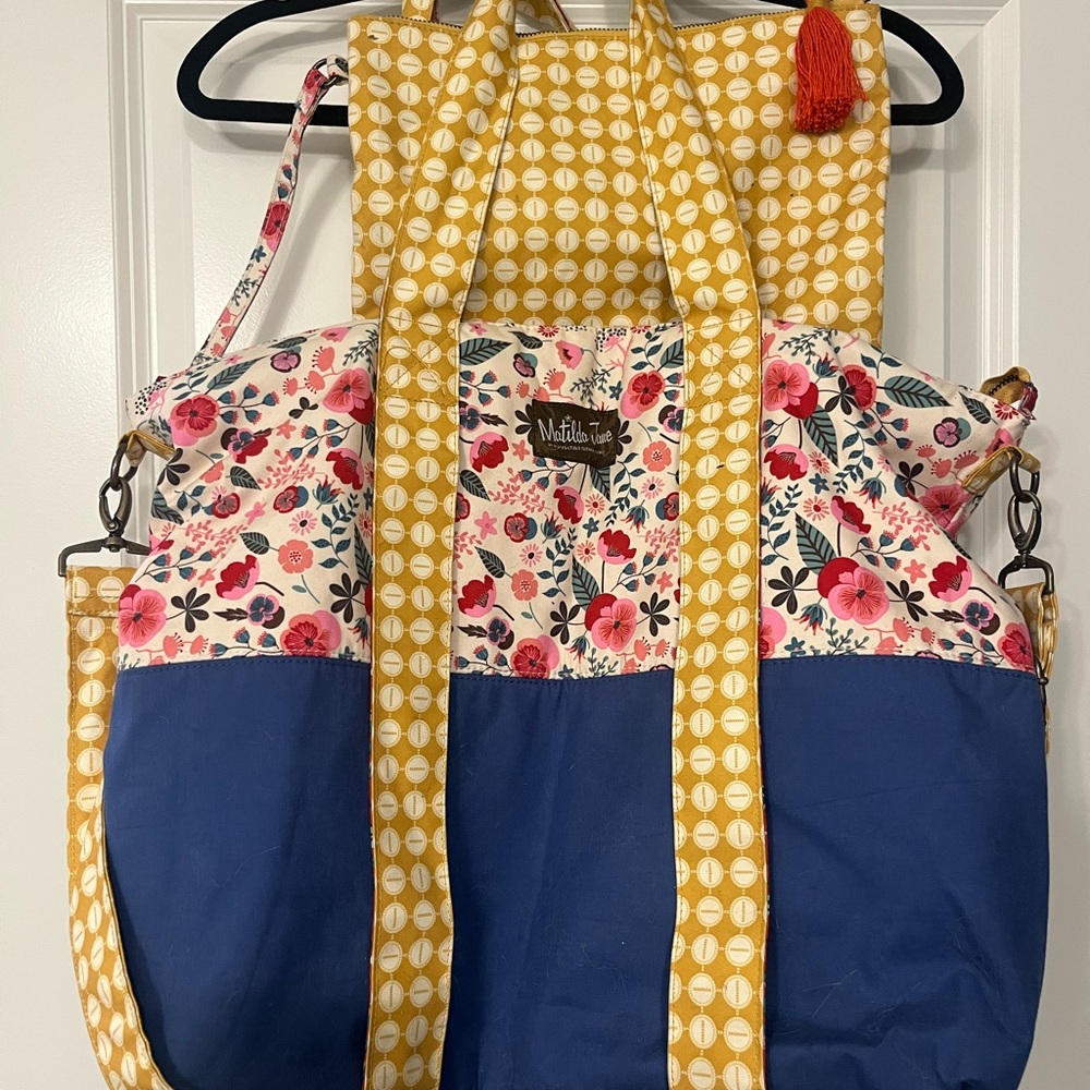 Matilda Jane Floral and Blue Tote